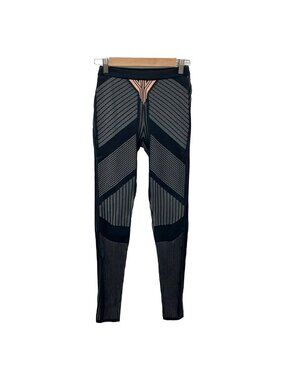 Prada Leggings Black Light Gray Pink Beige 38